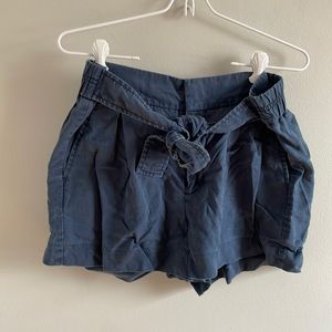 J Crew Washed Twill Tie Waist short